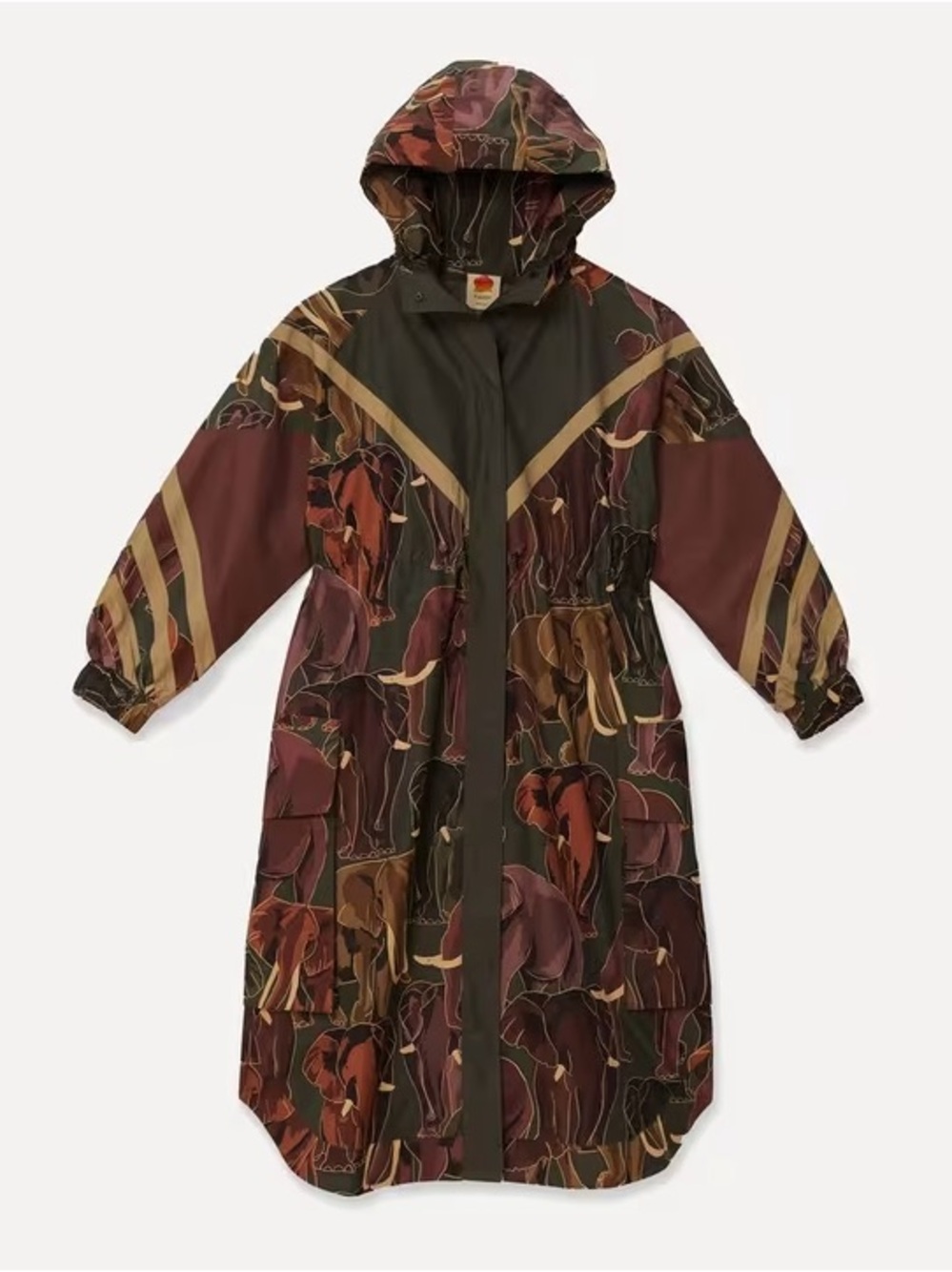 Farm Rio Elephants Maxi Raincoat